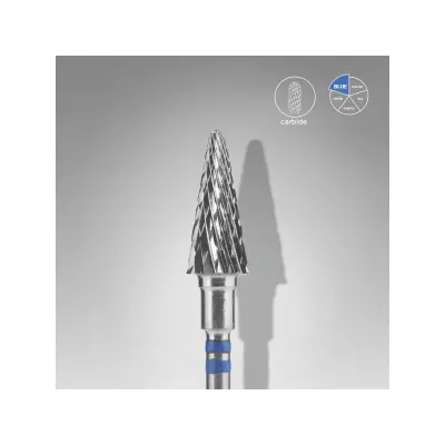 EXPERT Karbidni nastavak za levoruke konus, plavi, 6mm/14mm
